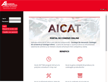 Tablet Screenshot of aicat.ro